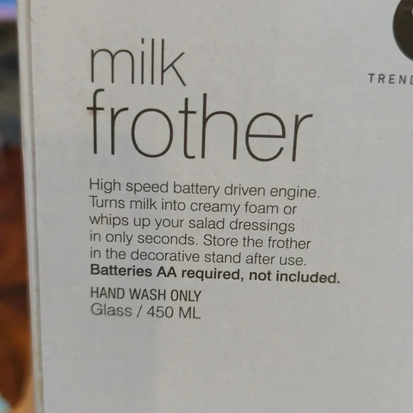 MILK frother heat proof glass 450ml - Picture 5 of 5